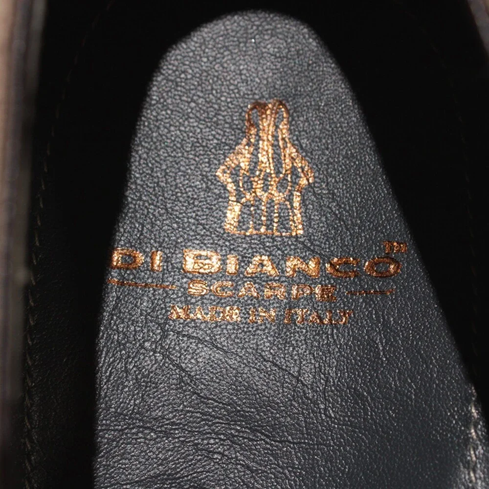 Di Bianco NWD Single Monk Strap Dress Shoes Size 42.5 (US 9.5) in Brown Suede
